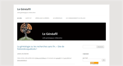 Desktop Screenshot of geneafil.fr