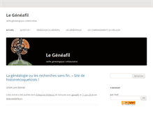 Tablet Screenshot of geneafil.fr